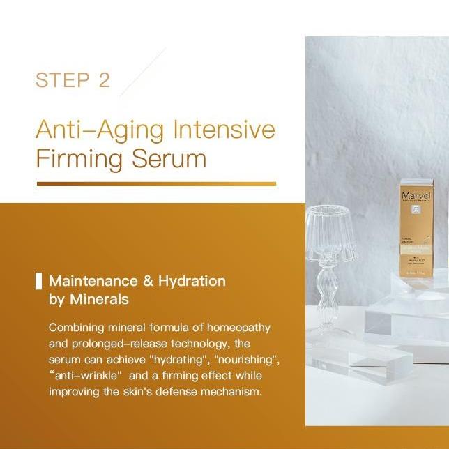 Marvel Anti-Aging H2.0 Step 2 Intensive Firming Serum German Homeopathy Skincare for All Skin Type