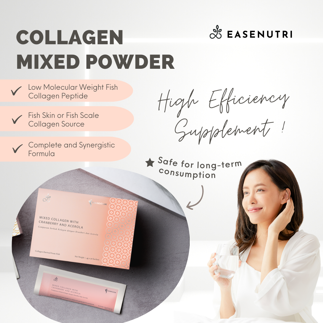 EaseNutri Mixed Collagen with Cranberry and Acerola Powdered Drink