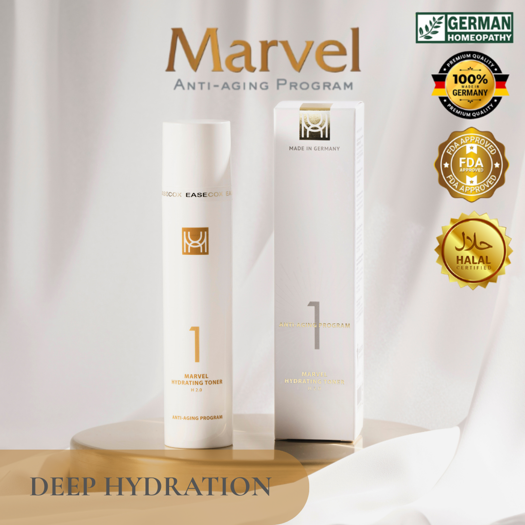 Marvel Anti-Aging H2.0 Step 1 Hydrating Toner German Homeopathy Moisturizing Skincare for All Skin Type