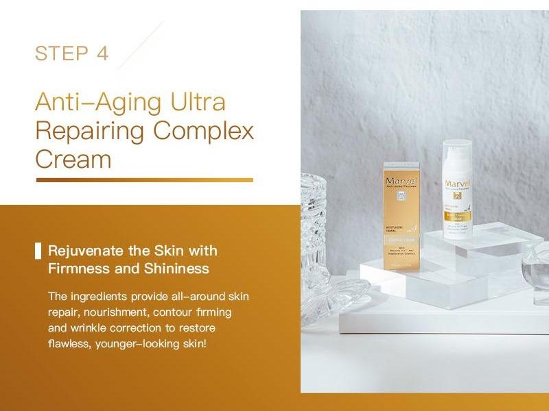 Marvel Anti-Aging H2.0 Step 4 Intensive Firming Cream German Homeopathy Night Cream Skincare for All Skin Type