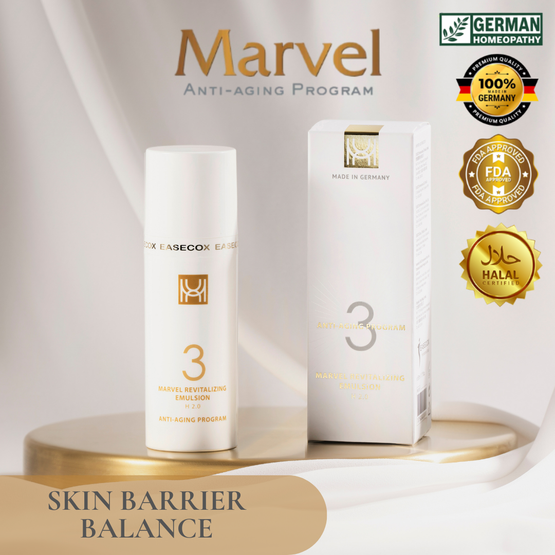 Marvel Anti-Aging H2.0 Step 3 Revitalizing Emulsion German Homeopathy for All Skin Type Skincare