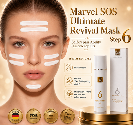 Marvel Anti-Aging H2.0 Step 6 Ultimate Revival Mask Strong Repair German Homeopathy for All Skin Type Skincare