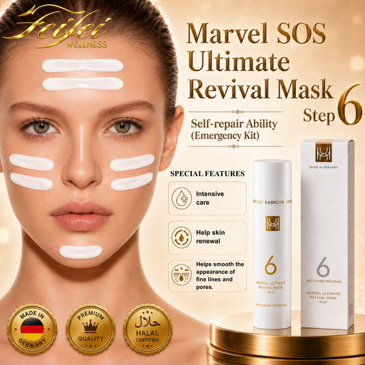 Marvel Anti-Aging H2.0 Step 6 Ultimate Revival Mask Strong Repair German Homeopathy for All Skin Type Skincare