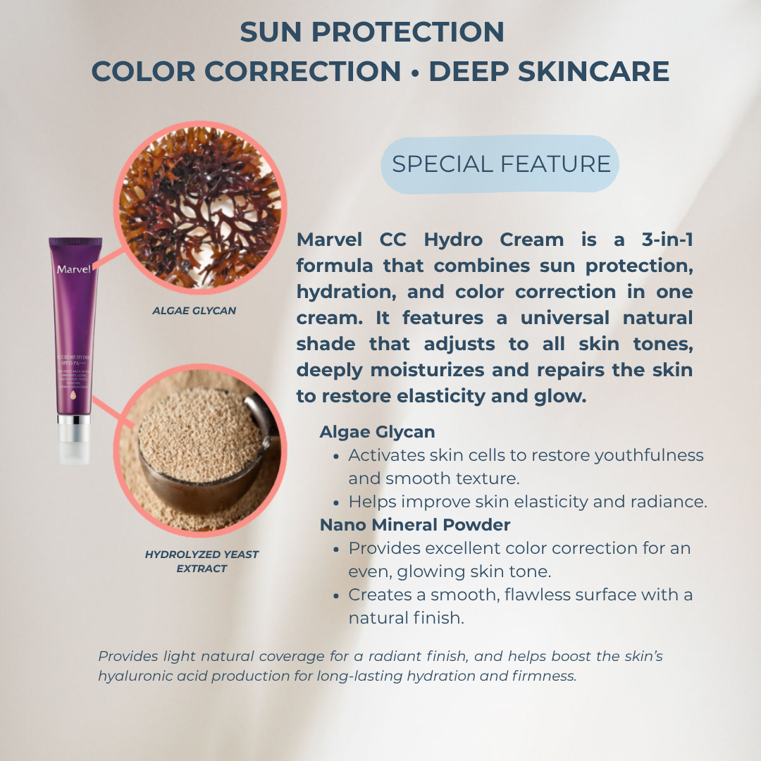 Marvel H 2.0 CC Hydro Cream SPF25 PA+++ (Bright)