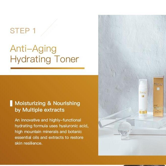Marvel Anti-Aging H2.0 Step 1 Hydrating Toner German Homeopathy Moisturizing Skincare for All Skin Type