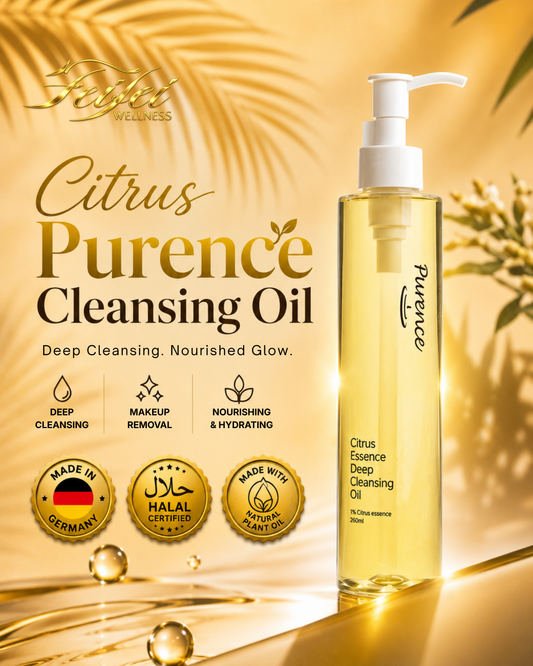 Purence Citrus Essence Deep All-in-1 Cleansing Oil For All Skin Type Makeup Remover