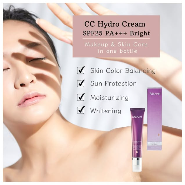 Marvel H 2.0 CC Hydro Cream SPF25 PA+++ (Bright)